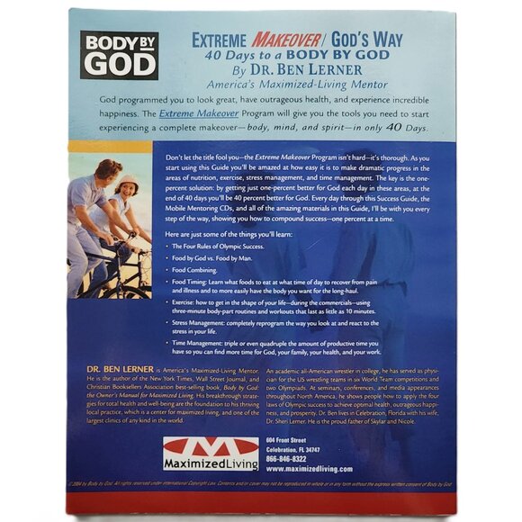 Body By God Extreme Makeover God's Way 40 Days to a Body By God by Dr Ben Lerner - Picture 6 of 6
